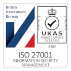 ISO 27001 Accredited 